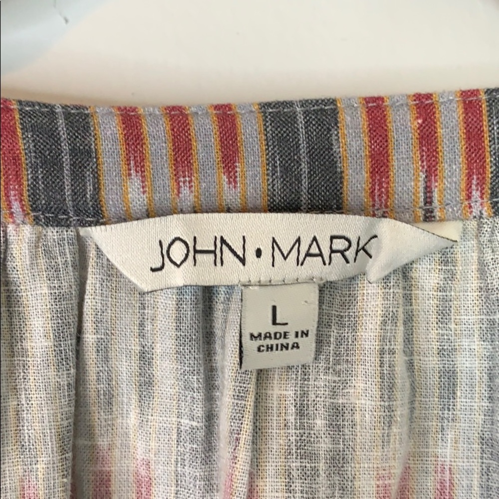 🔴 John Mark Boho Embroidered Top - Picture 3 of 5